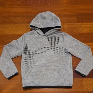 Under Armour Boys Gray Hoodie Size M.